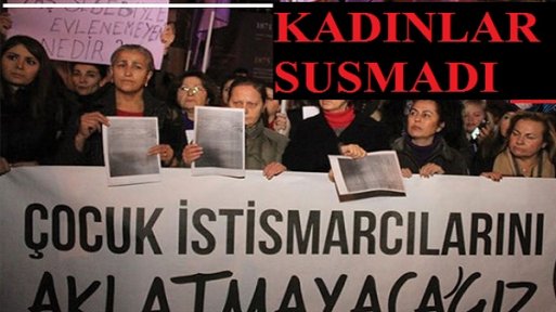 Kadınlardan AKP'ye: Tecavüzcüleri AK'latmayacağız!