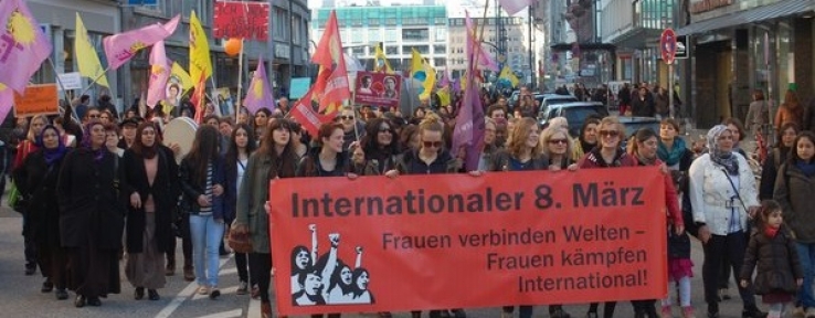 8 Mart Dünya Emekçi Kadınlar Günü Gösterilerle Kutlandı