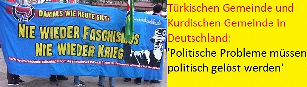 Erklärung der Türkischen und  Kurdischen Gemeinden zum Antikriegstag