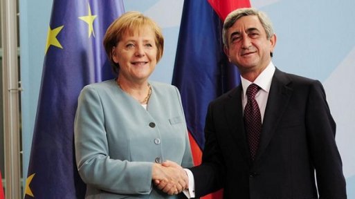 Sarkisyan Merkel ile görüşecek