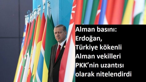 Alman basını: Erdoğan Türkiye kökenli Alman vekilleri PKK’nin uzantısı olarak nitelendirdi