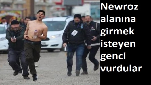 Newroz alanına girmek isteyen genci polis öldürdü