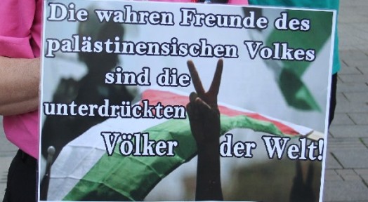 Stuttgart’ta Filistin halkı ile dayanışma mitingi düzenlendi