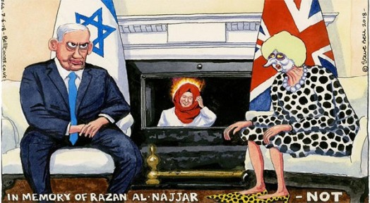 İsrail'de öldürülen hemşire konulu karikatüre sansür