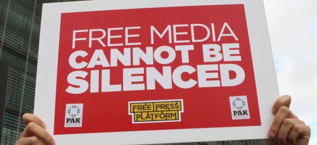Türkiye'de basın özgürlüğü için kampanya