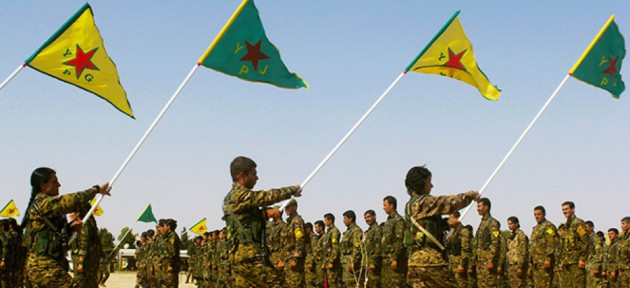 YPG Menbiç'ten silahsız ayrıldı
