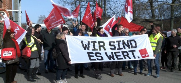 Almanya'da öğretmenler, hastane çalışanları ve gardiyanlar zam talebi için sokaklara çıkacak