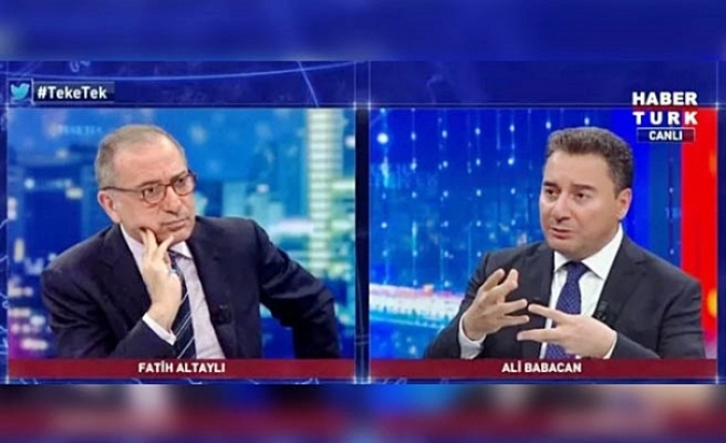 Erdoğan CHP'yi tartışırken, Babacan'dan çarpıcı açıklamalar