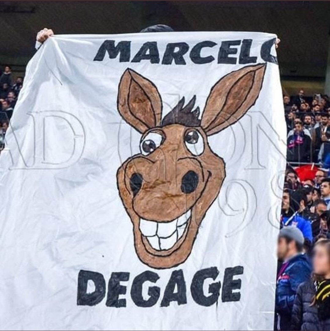 Taraftarların 'Eşek Marcelo' pankartı sahada kavga çıkarttı