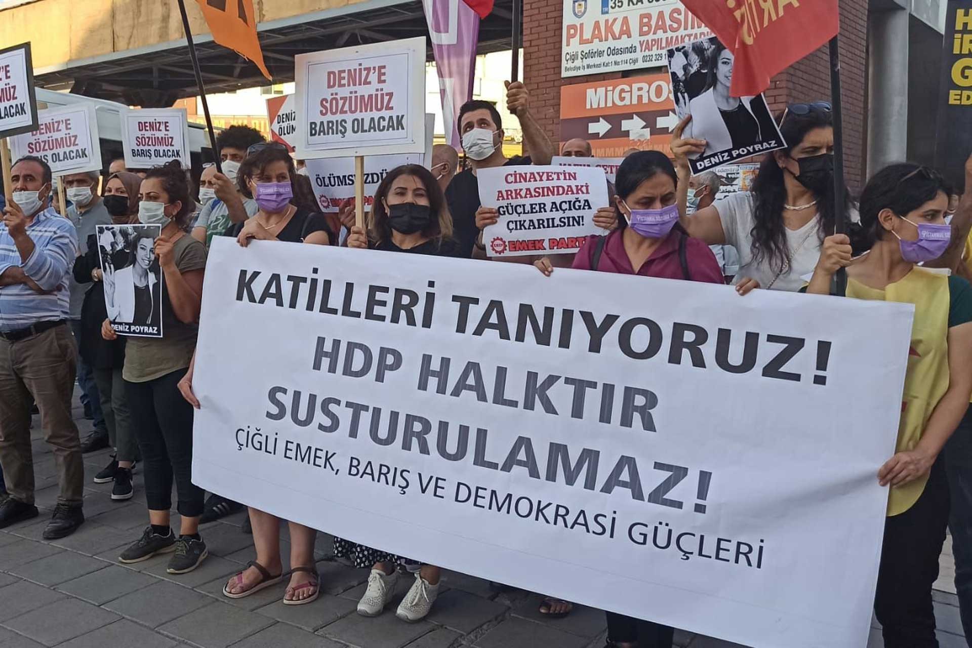 Çiğli'de protesto: Gün faşizme karşı kenetlenme günüdür