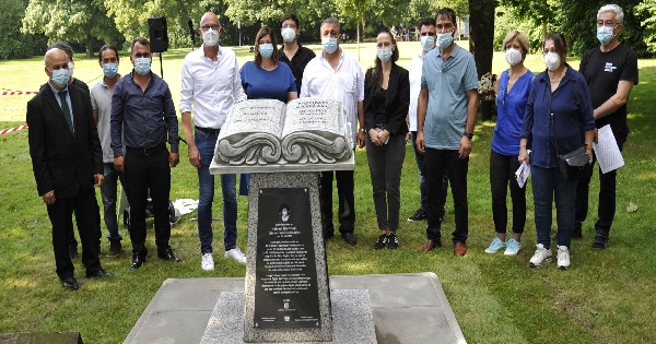 Neonazilerce katledilen Kaymakcı için anıt taş açıldı