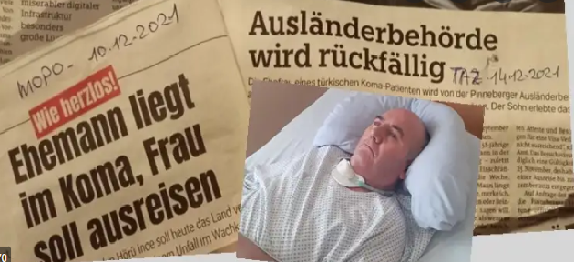 Sınır dışı edilmişti: Komadaki hastanın ailesi Almanya'da