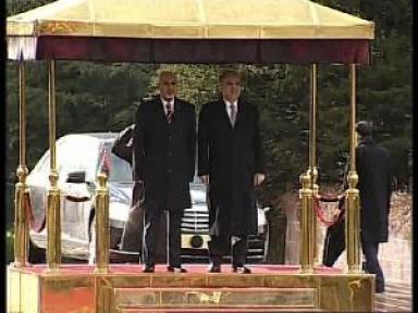 Cumhurbaşkanı Gül, Libya Genel Ulusal Kongre Başkanı Ve Devlet Başkanı Magaryaf'ı Resmi Törenle Karşıladı