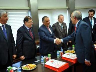 Tobb Başkanı Hisarcıklıoğlu, 37 Oda Ve Borsa Başkanı Kılıçdaroğlu’nu Ziyaret Etti