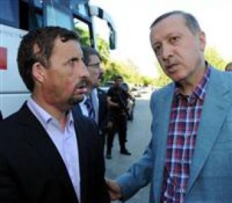Erdoğan, Acar ve Çolak'ı ziyaret etti