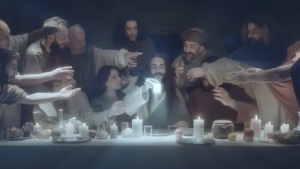 Almanya'da Hz. İsa'lı rakı reklamı